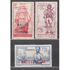 Wallis y Futuna Correo Yvert 87/89 ** Mnh Defensa del Imperio