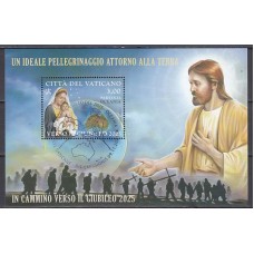 Vaticano Correo 2021 Yvert 1891 Usado Pelegrinación