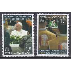 Vaticano Correo 2021 Yvert 18893/4 ** Mnh Día mundial de los pobres