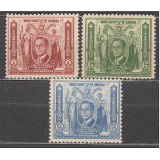 Filipinas Correo 1936 Yvert 286/88 * Mh Personajes