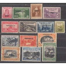 Filipinas Correo 1938-39 Yvert 297/305B ** Mnh