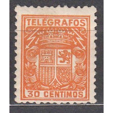 España Telégrafos 1932 Edifil 71 * Mh