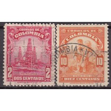 Colombia Correo 1935 Yvert 290/91 usado