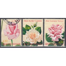 Francia - Correo 1999 Yvert 3248/50 Usados  Flores