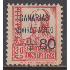 Canarias Correo 1937 Edifil 28 * Mh