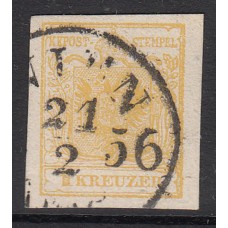 Austria Correo 1850 Yvert 1 usado