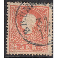 Austria Correo 1858 Yvert 14 usado