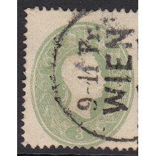 Austria Correo 1861 Yvert 18 usado