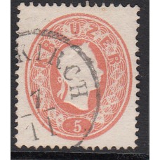 Austria Correo 1861 Yvert 19 usado