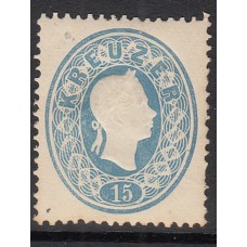 Austria Correo 1861 Yvert 21 * Mh