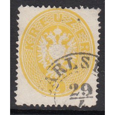 Austria Correo 1863 Yvert 22 usado