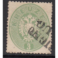 Austria Correo 1863 Yvert 23 usado