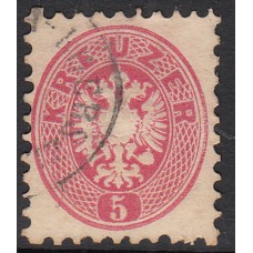 Austria Correo 1863 Yvert 29 usado