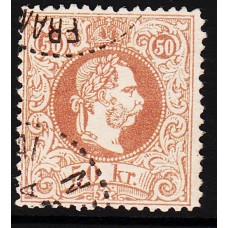 Austria - Correo 1867 Yvert 38A usado