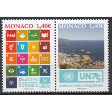 Monaco - Correo 2020 Yvert 3254/5 ** Mnh