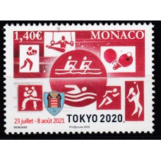 Monaco - Correo 2020 Yvert 3257 ** Mnh  Olimpiadas Tokyo