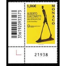 Monaco - Correo 2021 Yvert 3289 ** Mnh  Obra de Giacometti