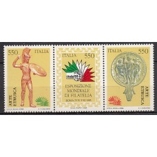 Italia - Correo 1984 Yvert 1634/6 ** Mnh  Expo Filatélica