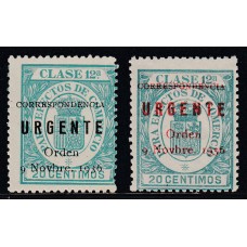 Locales Patrióticos Burgos 1936 Edifil 48/9 ** Mnh