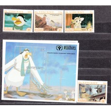 San Vicente Correo Yvert 1456/59+H,157/58 ** Mnh Walt Disney