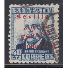 Locales Patrióticos Sevilla 1936 Edifil 27 usado