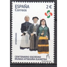 España II Centenario Correo 2022 Edifil 5603 ** Mnh Sociedad Irungo