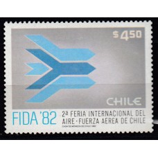 Chile - Correo 1981 Yvert 589 ** Mnh  Fuerza aérea