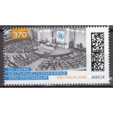 Alemania Federal Correo 2022 Yvert 3469 ** Mnh Conferencia Mundial de Estocolmo