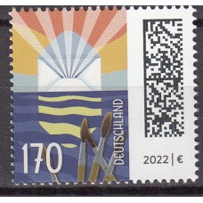 Alemania Federal Correo 2022 Yvert 3475 ** Mnh Carta a la luz de la Tarde