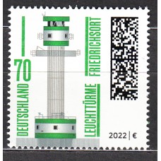 Alemania Federal Correo 2022 Yvert 3481 ** Mnh Faro de Friedrichsort