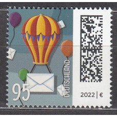 Alemania Federal Correo 2022 Yvert 3485 ** Mnh Definitivo Correo por Globo