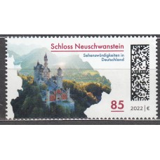 Alemania Federal Correo 2022 Yvert 3496 ** Mnh Castillo de Neuschwanstein