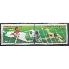 Chile - Correo 1991 Yvert 1088/9 ** Mnh  Deportes fútbol