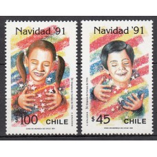 Chile - Correo 1991 Yvert 1086/7 ** Mnh  Navidad