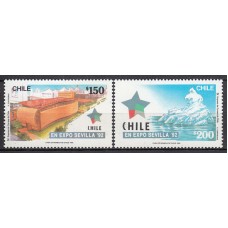 Chile - Correo 1992 Yvert 1108/9 ** Mnh  Expo Sevilla