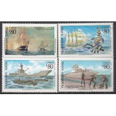 Chile - Correo 1993 Yvert 1183/8 ** Mnh  Barcos