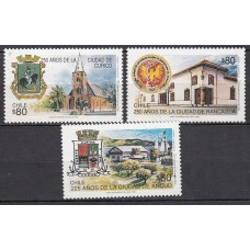 Chile - Correo 1993 Yvert 1194/6 ** Mnh Ciudades chilenas