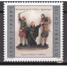 Austria Correo 2022 Yvert 3513 ** Mnh Arte Sacro