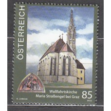 Austria Correo 2022 Yvert 3526 ** Mnh Patrimonio Religioso - Iglesia