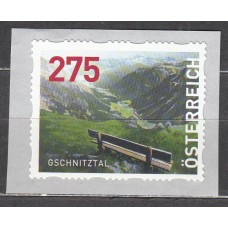 Austria Correo 2022 Yvert 3532 ** Mnh Paisaje . Valle de Gschnitztal