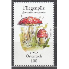 Austria Correo 2022 Yvert 3541 ** Mnh Setas - Amanita Muscaria