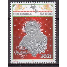 Colombia Correo 2021 Yvert 2398 ** Mnh Navidad