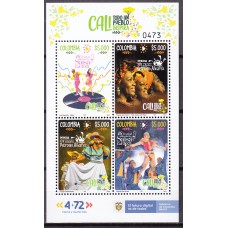 Colombia Correo 2021 Yvert 2414/17 ** Mnh Música