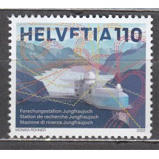 Suiza Correo 2022 Yvert 2734 ** Mnh Estación de Investigación de Jungfraujoch