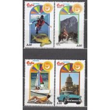 Cuba Correo 2021 Yvert 6003/6006 ** Mnh Upaep - Turismo