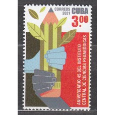 Cuba Correo 2021 Yvert 6017 ** Mnh 45 Aniversario del Instituto Central de Ciencias Pedagogicas