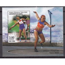 Cuba 2021 Hojas Yvert 368 ** Mnh Juegos Olimpicos de Tokyo - Deportes