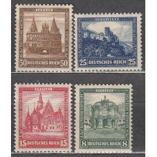 Alemania Imperio Correo 1931 Yvert 435/38 * Mh