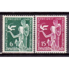 Alemania Imperio Correo 1936 Yvert 577/78 (*) Mng