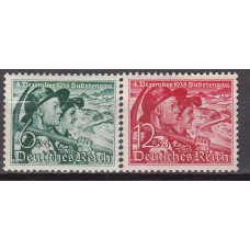 Alemania Imperio Correo 1938 Yvert 625/26 * Mh